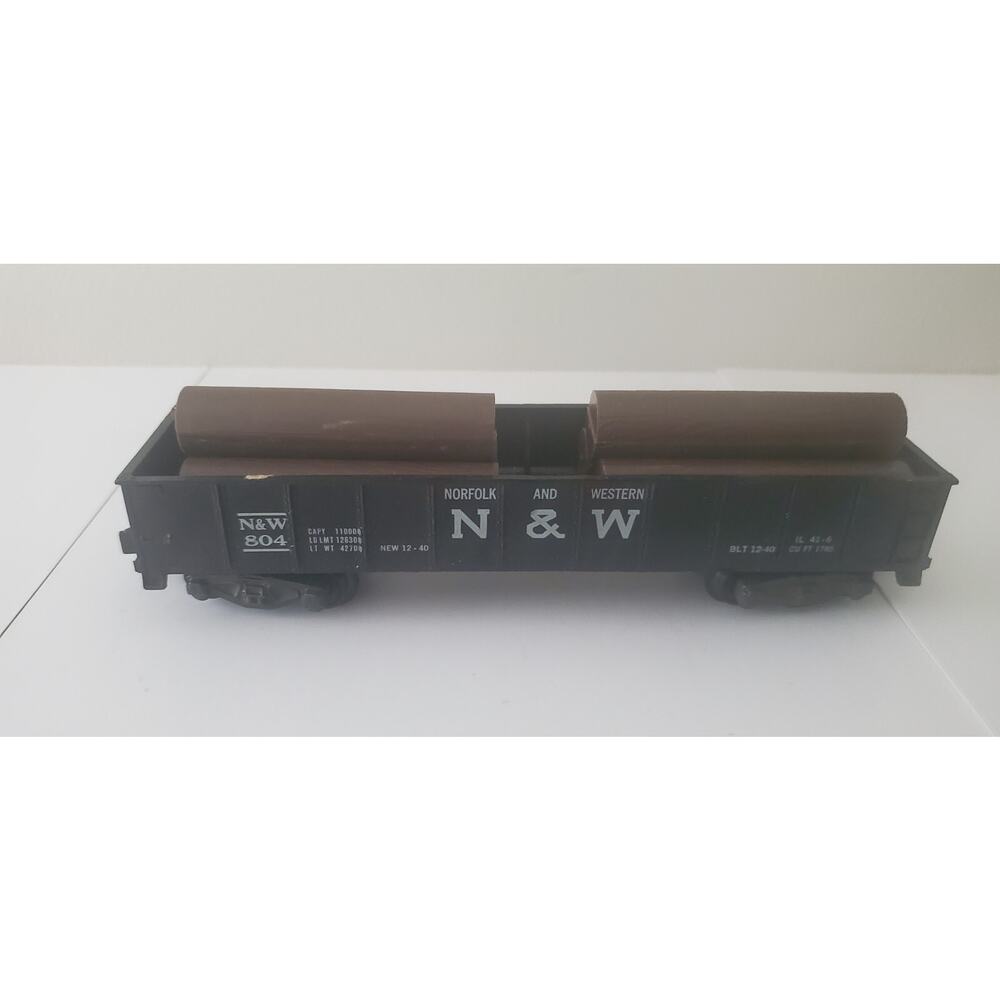 American Flyer Gondola Norfolk & Western Log Load S Gauge